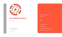 Building Contractors 2" x 3.5" Business Cards by Templatecloud 