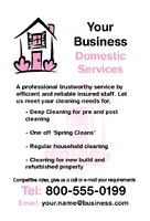 Cleaning 4" x 6" Flyers by Templatecloud