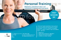 Fitness 5.5" x 8.5" Flyers by Templatecloud 