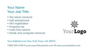 Accountants 2" x 3.5" Business Cards by Templatecloud