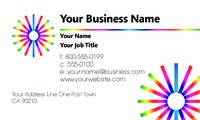 Technology 2" x 3.5" Business Cards by Templatecloud 