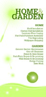 Lawn Maintenance 4" x 9" Rack Card by Templatecloud 