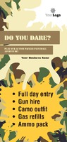 Paintball 4" x 9" Rack Card by Templatecloud 