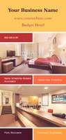 Hotel 4" x 9" Rack Card by Templatecloud 
