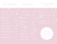 Hair 8.5" x 11" Brochures by Templatecloud