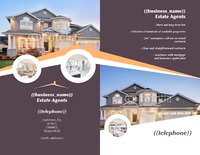 Estate Agents 8.5" x 11" Brochures by Templatecloud 