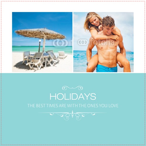 20x20" with premium frame Family Holiday 20x20" with premium frame Family Holiday by TemplateCloud.com