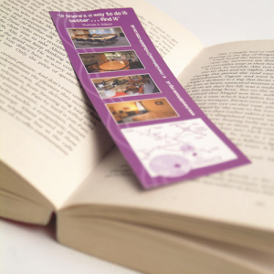 Gloss UV Bookmarks with UV on Front