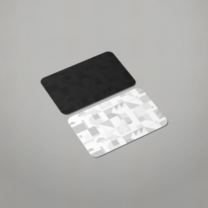 Punched Luxury Bio Business Cards