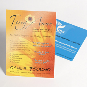 Gloss UV Flyers with UV on Front